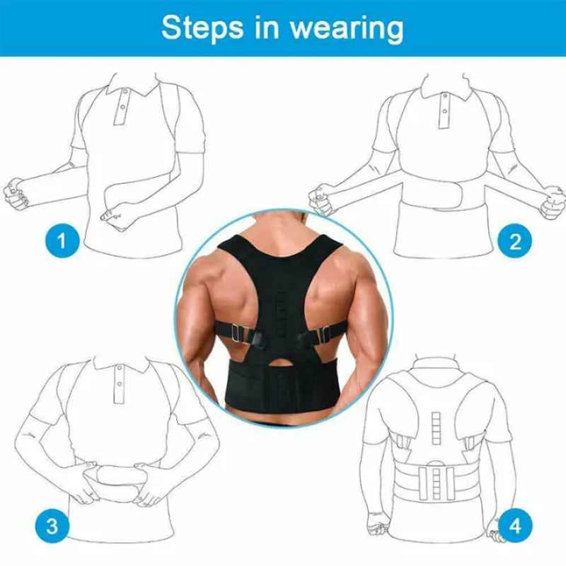 Top Adjustable Posture Belt for Men and Women by Real Doctor Plus