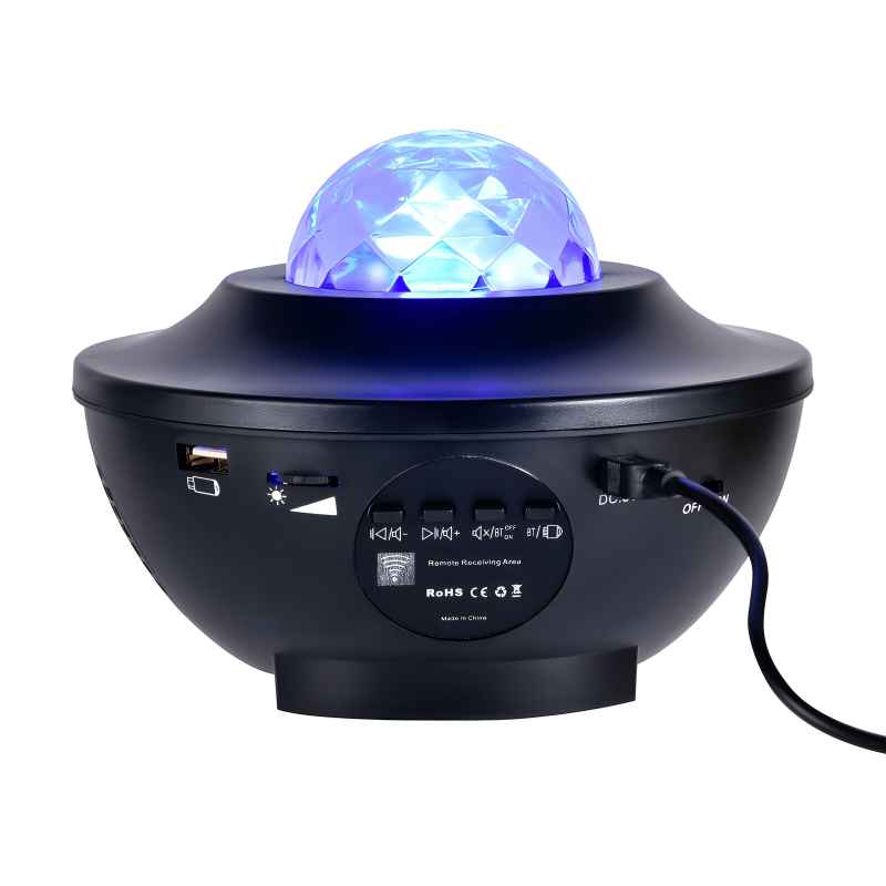 Portable Multi-Function LED Galaxy Projector Light with Bluetooth Speaker – Compact Design