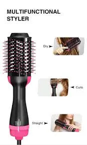 3 In 1 One Step Hair Dryer & Straightener Curler AND Fast Styling