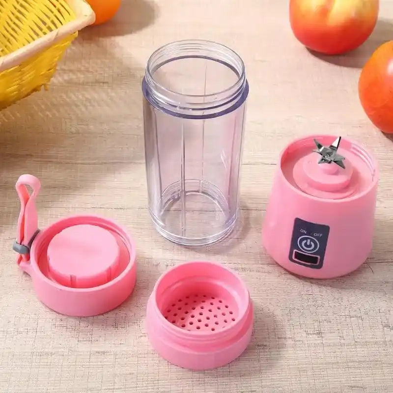 6 Blades USB Charger Potable Juice Blender