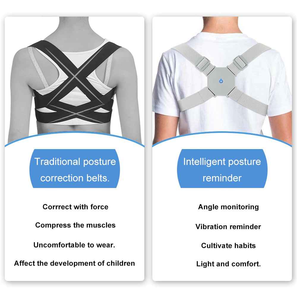 Smart Back Posture Corrector Back Intelligent Brace Support Belt Shoulder Training Belt